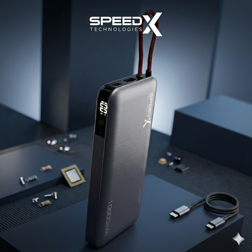 SPEEDX SP-S185 22.5W 10000MAH SUPER FAST CHARGING POWER BANK