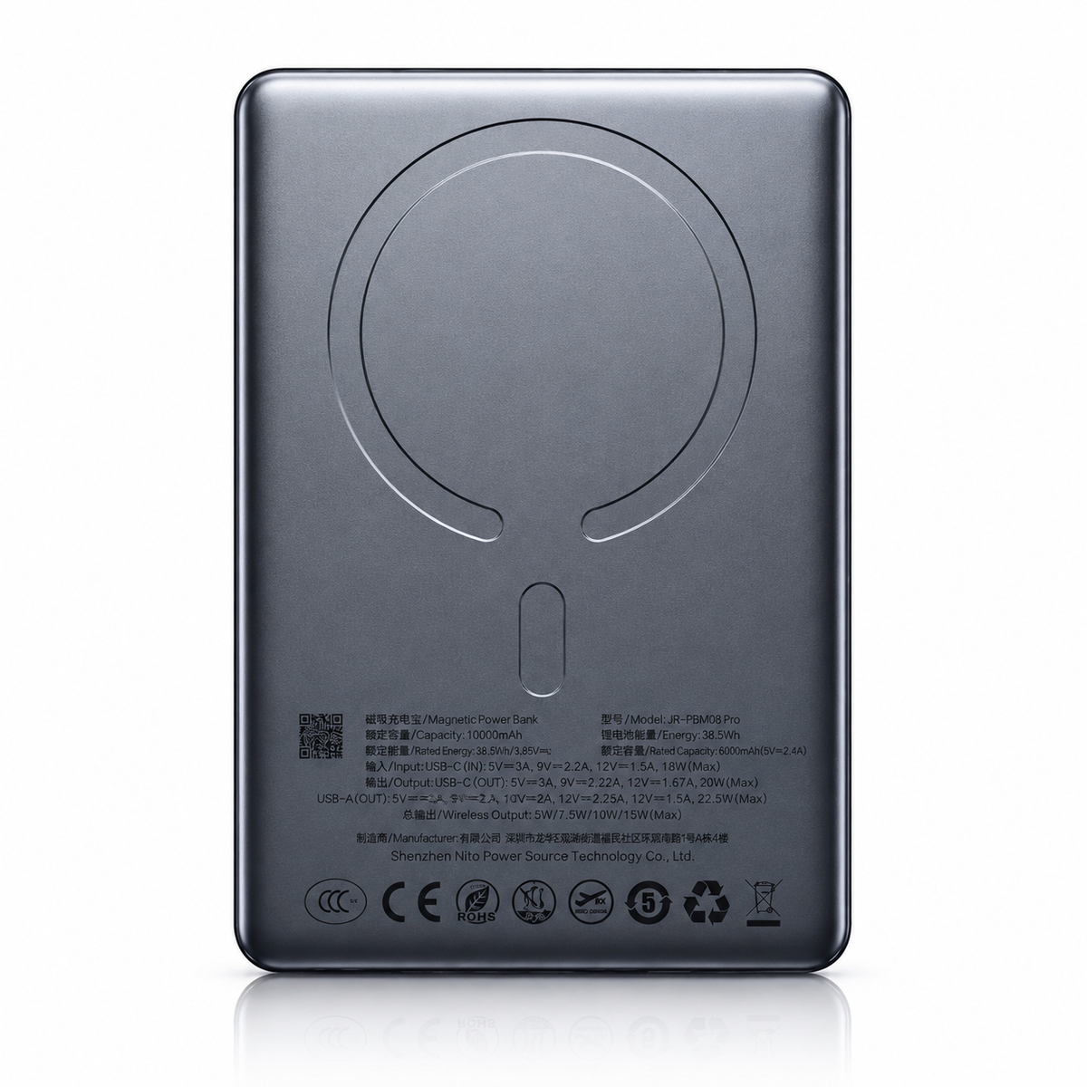 Joyroom — 10000mAh Magnetic Wireless Power Bank