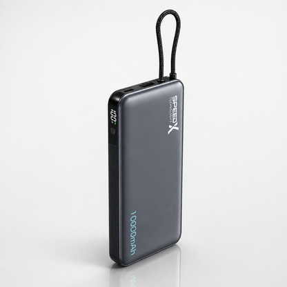 SpeedX SP-S185 — 10000mAh Power Bank, 22.5W Fast Charging