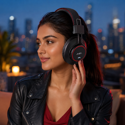 NIA S3000 Wireless Bluetooth Over-Ear Headphones