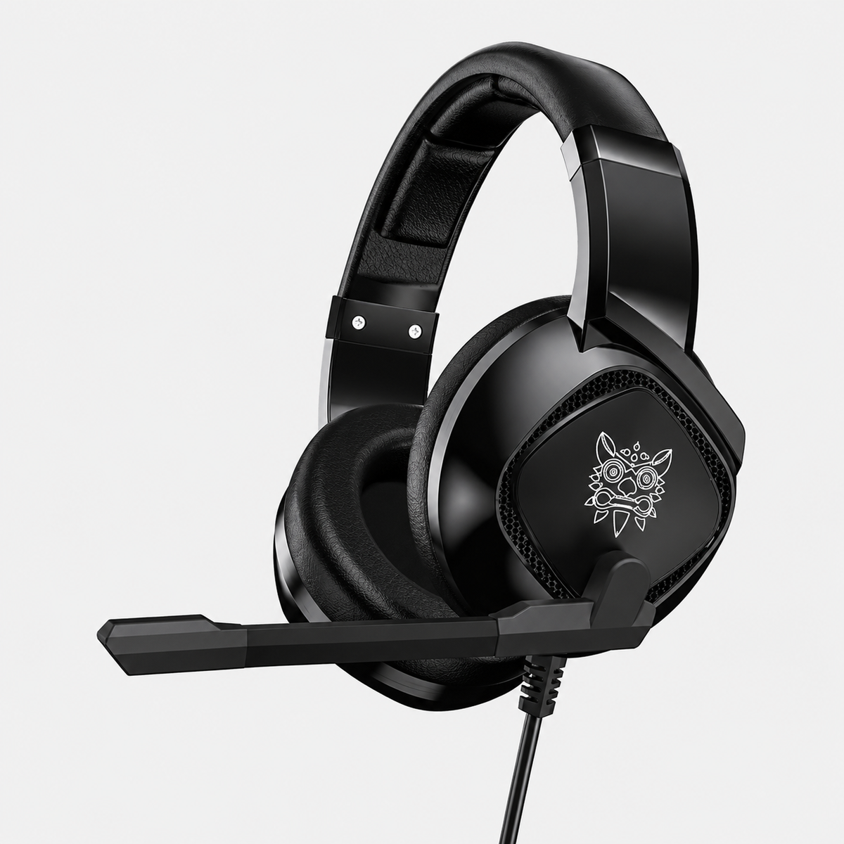 ONIKUMA K19 RGB Wired Gaming Headset with Microphone – Black
