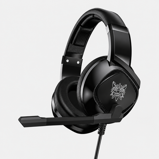 ONIKUMA K19 RGB Wired Gaming Headset with Microphone – Black
