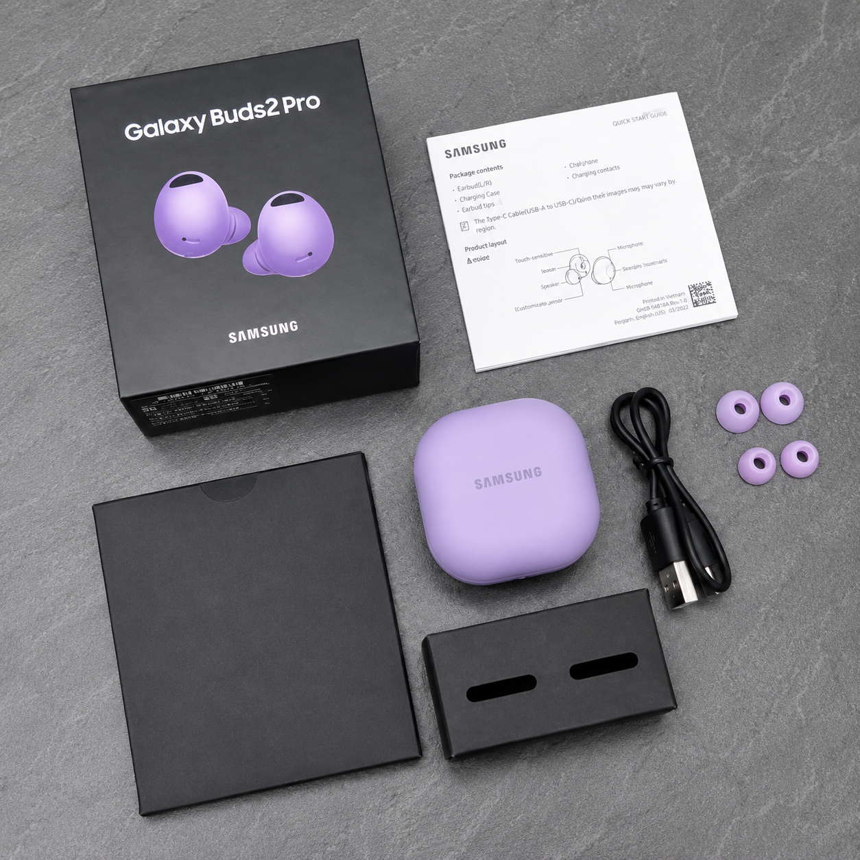 Samsung Galaxy Buds2 Pro True Wireless Bluetooth Earbuds ANC