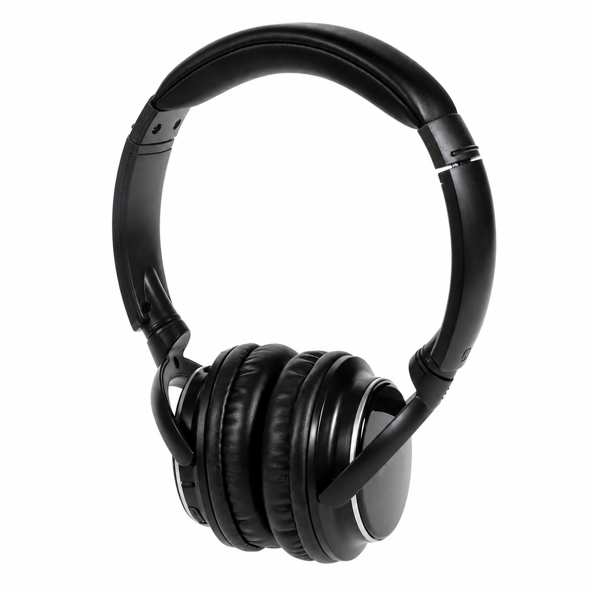 NIA Q1 Bluetooth Wireless Headphones with Microphone – Black