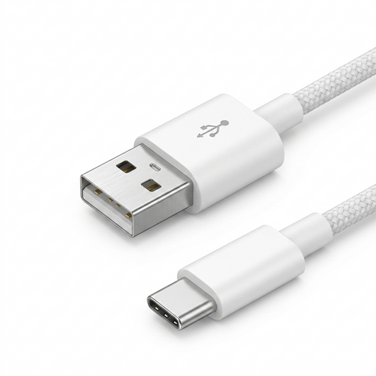 USB-A to USB-C Braided Cable – Fast Charging | 1M