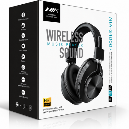 NIA S4000 — Wireless Bluetooth Headset
